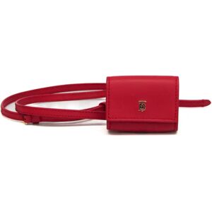 Burberry Leather Red Color AirPods Pro case with shoulder strap