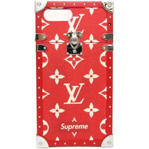 LOUIS VUITTON Monogram Monogram Eclipse Phone Bumper For IPhone 7 Plus Red Color,Silver Eye Trunk Supreme Collaboration M67758