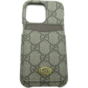 Gucci iPhone case for women and men, mobile phone smartphone 617664 GG Supreme Brown