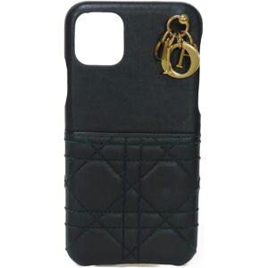 Christian Dior Dior Smartphone Case LADY DIOR iPhone 11 PRO MAX Charm Stitch Cannage Black S0746ONMJ SO8790NMJ Ladies