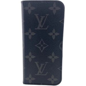 LOUIS VUITTON iPhone 6 Case Monogram Eclipse Folio Mobile Phone/Smartphone Black Men's Z0006144