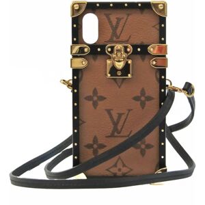 LOUIS VUITTON Monogram Reverse Monogram Reverse Phone Rugged Case For IPhone X Monogram Reverse,Noir Eye trunk IPHONE X Iphone case M62619