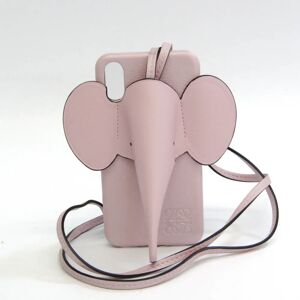 Loewe Leather Phone Bumper For IPhone X Pink elephant