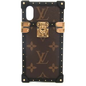 LOUIS VUITTON Monogram Monogram Phone Bumper Monogram,Noir Phone X / XS Eye Trunk Light M67892