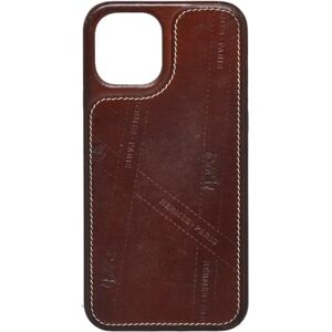 Hermes Bolduc Ribbon iPhone Case iPhone12 iPhone12Pro Fauve Brown Leather Women's