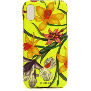 Gucci PVC Phone Bumper For IPhone X Multi-color,Yellow Flower pattern 550800