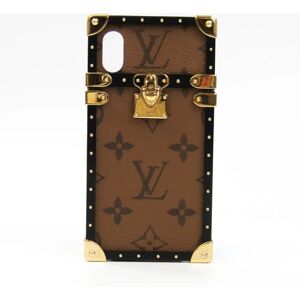 LOUIS VUITTON Monogram Reverse Monogram Reverse Phone Rugged Case For IPhone X Monogram Reverse Eye trunk IPHONE X eyephone case M62619