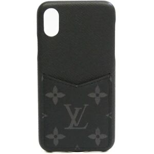 LOUIS VUITTON Taiga Monogram Eclipse Phone Bumper For IPhone X Monogram Eclipse,Noir IPHONE / Bumper XS M67806