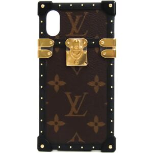 LOUIS VUITTON Monogram Monogram Phone Bumper Monogram,Noir Phone X / XS Eye Trunk Light M67892