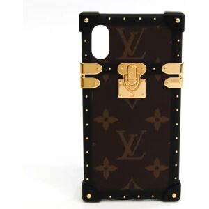 LOUIS VUITTON Monogram Monogram Phone Bumper Monogram,Noir Phone X / XS Eye Trunk Light M67892