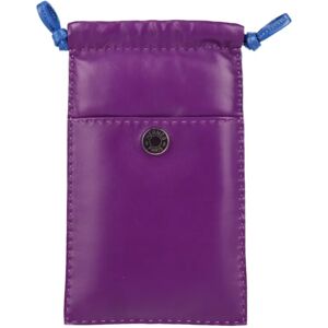 Hermes Pillow Phone Case Pouch Anneau Milo Swift Purple Blue Silver Hardware Crude Cell Mobile Smartphone U Engraving