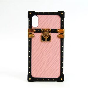 LOUIS VUITTON Epi Epi Leather Phone Bumper For IPhone X Noir,Rose Ballerine iPhone X XS Eye Trunk Light M67894