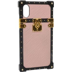 LOUIS VUITTON Epi Eye Trunk iPhone X/Xs Case Pink Black M67894 LV Auth 51255