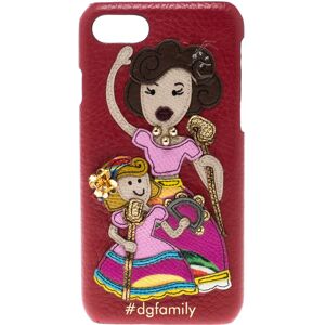 Dolce&Gabbana Leather Embellished #dgfamily Patch Iphone 6 Case