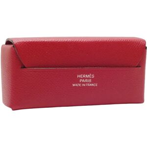 Hermes Miroir Lip Case with Mirror Vaux Madame Rouge Piment 180021