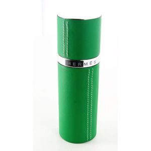 Hermes Leather Perfume Bottle Green