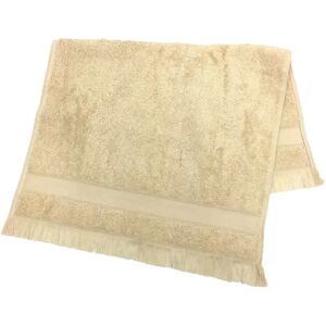 Hermes Face Towel SERVIETTE INVITE 100930M 02 Cotton Silk Beige Men Women Unisex