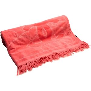 Chanel here mark beach towel pink cotton unisex