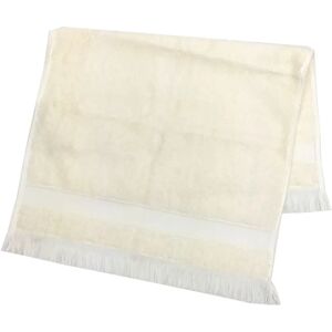 Hermes Face Towel SERVIETTE INVITE 100930M 02 Cotton Silk Ivory COCO Men's Women's Unisex