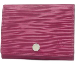 LOUIS VUITTON Business Card Holder Epi Envelope Carte de Visite M56167 Fuchsia Men's Women's