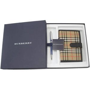 Burberry Agenda Ballpoint Pen Set Pentel Nova Check