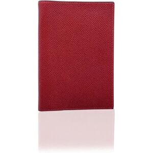 Hermes Vintage Red Leather Simple Agenda Notebook Cover