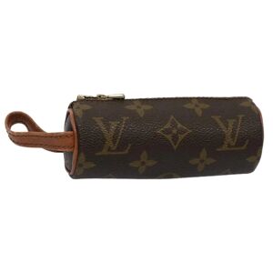 LOUIS VUITTON Monogram Etui 3 Ball de Golf Pouch M58249 LV Auth 59938