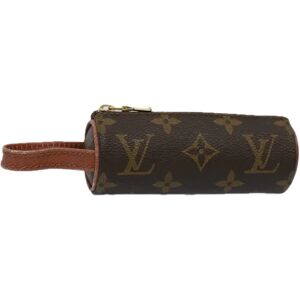 LOUIS VUITTON Monogram Etui 3 Ball de Golf Pouch M58249 LV Auth 62551