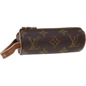 LOUIS VUITTON Monogram Etui 3 Ball de Golf Pouch M58249 LV Auth 40118