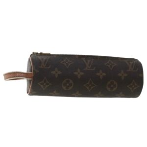 LOUIS VUITTON Monogram Etui 3 Ball de Golf Pouch M58249 LV Auth 49359