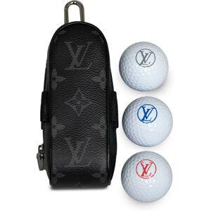 LOUIS VUITTON Monogram Eclipse Andrews Golf Ball Case Other SLG