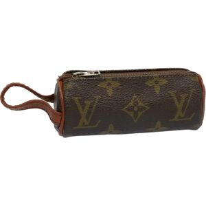 LOUIS VUITTON Monogram Etui 3 Ball de Golf Pouch M58249 LV Auth ar10440