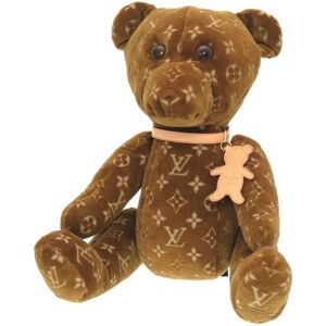 LOUIS VUITTON Monogram Doudou Teddy Bear 2021 Exclusive GI0616 Velor Plush