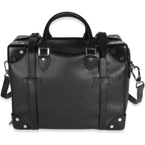 Gucci Black Leather Weekender Mini Suitcase