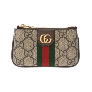 Gucci Ophidia Beige 671722 Women's GG Supreme Canvas Coin Case