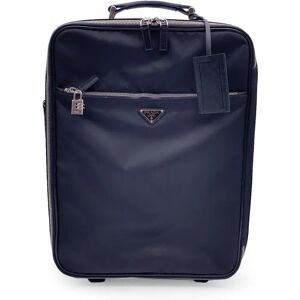 Prada Black Nylon Rolling Suitcase Trolley Luggage Travel Bag