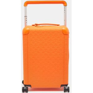 LOUIS VUITTON Orange Empreinte Leather Horizon 55 Suitcase