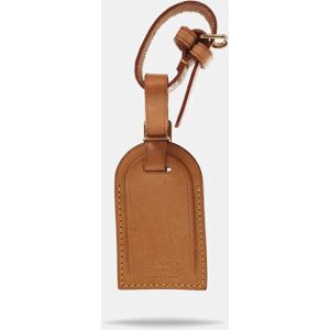 LOUIS VUITTON Vachetta Leather Luggage Name Tag & Strap Holder