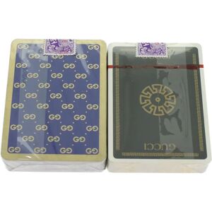 Gucci Playing Cards Purple Black Auth 45015