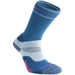 Bridgedale Women's Hike Midweight Merino Performance Boot Original Socks  - Blue/White