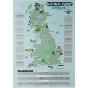 Outdoor Scratch Maps National Parks Scratch Off Map