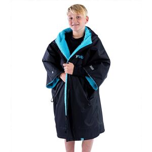 Dryrobe Advance Kids Black Short Sleeve Outdoor Robe  - Black