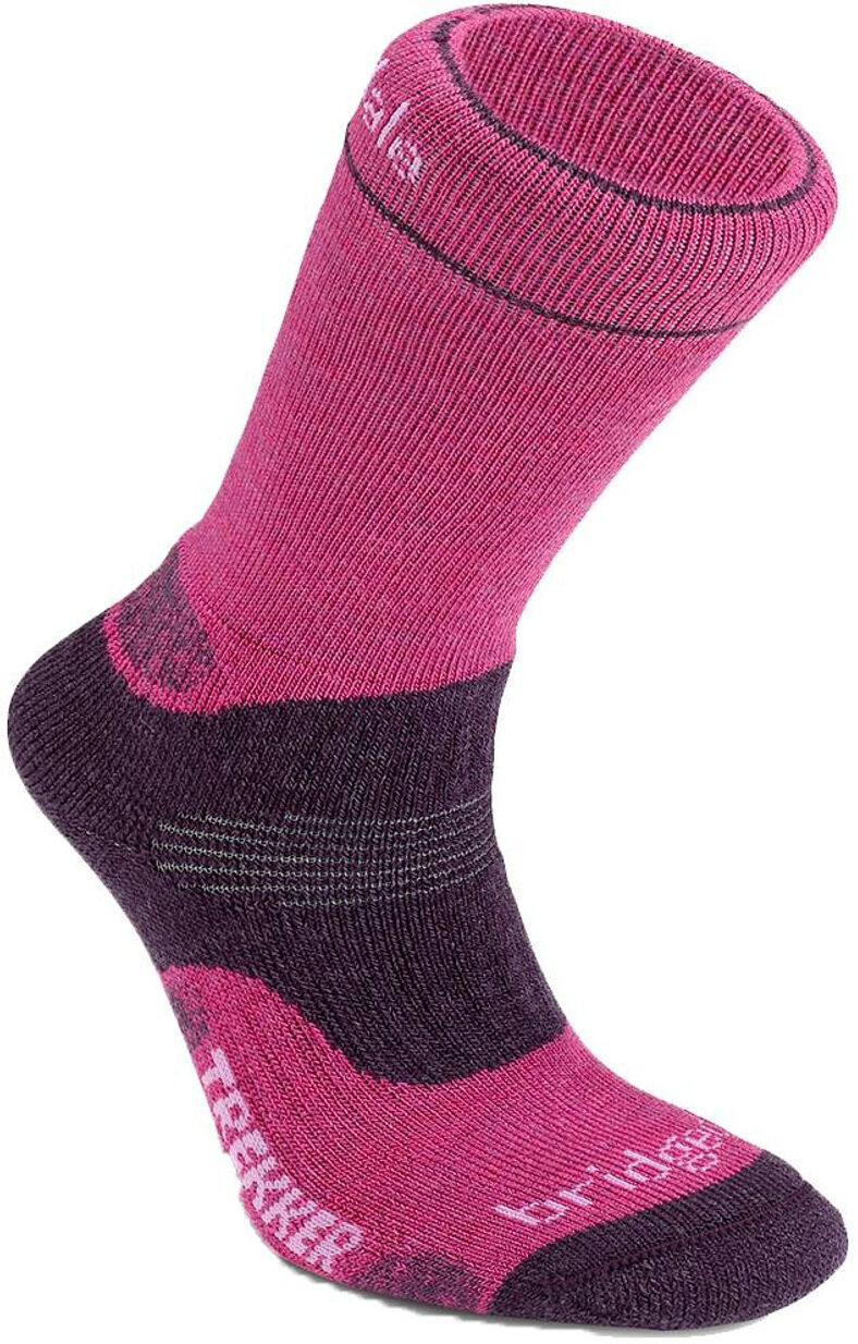 Bridgedale Women's Hike Midweight Merino Performance Boot Original Socks  - Pink