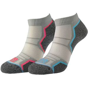 1000 Mile Women's Repreve Run Anklet Socks  - Grey/Black