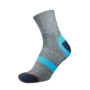 1000 Mile Men's Approach Repreve Double Layer Socks  - Grey/Blue/Black