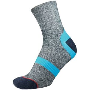 1000 Mile Men's Approach Repreve Double Layer Socks  - Grey/Blue/Black