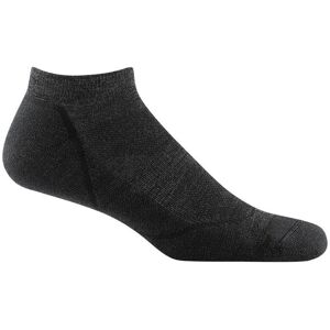 Darn Tough Men's Light Hiker No Show Black Lightweight Socks  - Black