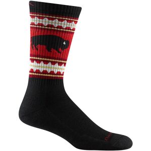 Darn Tough Men's VanGrizzle Black Midweight Boot Socks  - Black