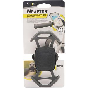 Nite Ize Wraptor Rotating Smartphone Bar Mount  - Black/Grey