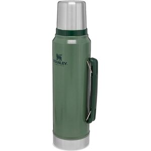 Stanley Classic Vacuum Bottle 1.0L - Hammertone Green  - Green/Silver